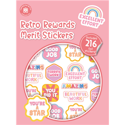 Retro Rewards Merit Sticker Book